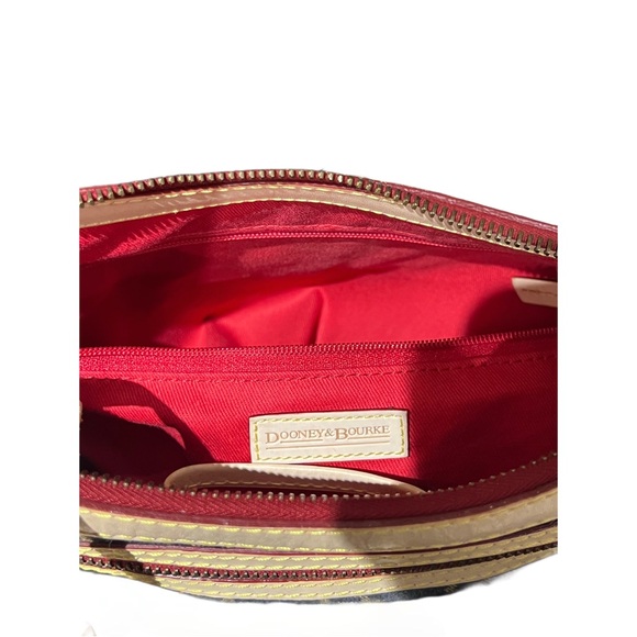 Dooney & Bourke Navy and Cream Shoulder Bag - Picture 6 of 6